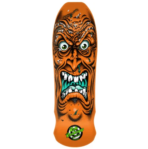 Santa Cruz Roskopp Face Reissue Skateboard Deck Orange 9.5"