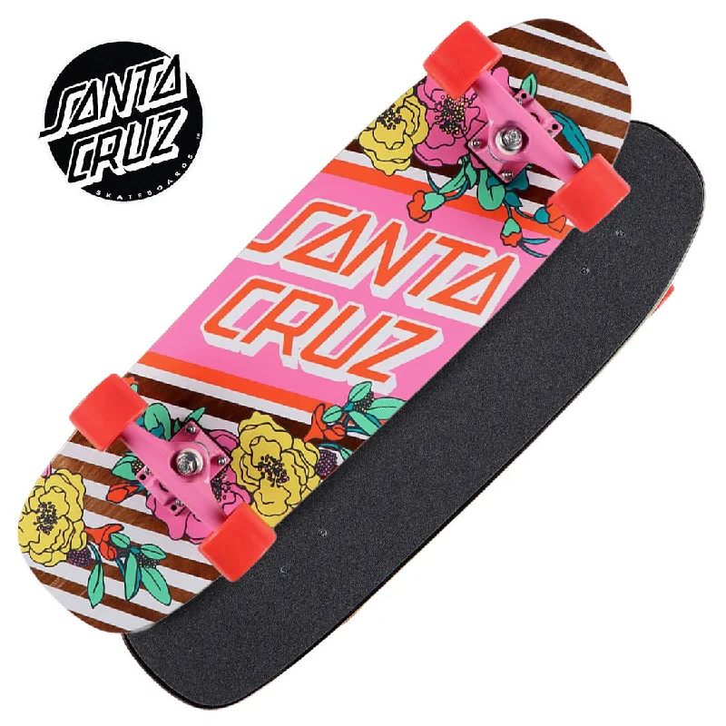 Santa Cruz Floral Stripe 29.4 Street Cruzer Complete