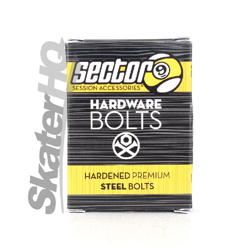 Sector 9 Steel Bolts 1.5inch Phillips 8pk - Black