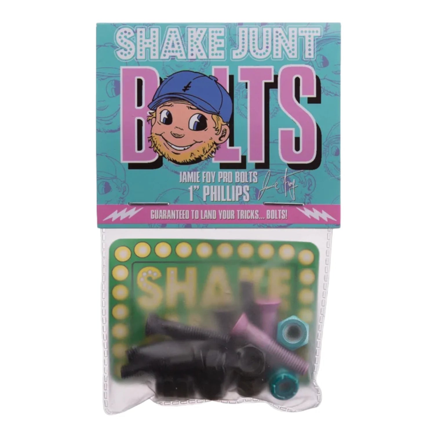 Shake Junt Skateboard Fixing Bolts Jamie Foy Pro Bolts - 1" PHILLIPS Key