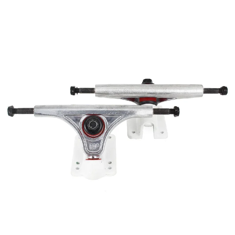 Slant Reverse Kingpin 150mm Trucks - White/Polished