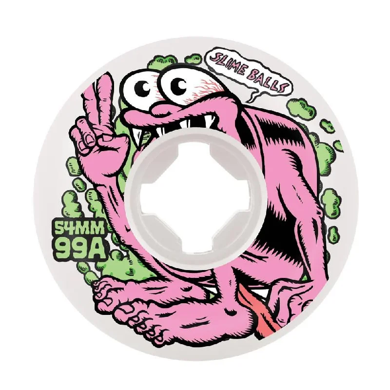 Slime Balls Hardline Skateboard Wheels Gremmie Vomit Mini 99a - White