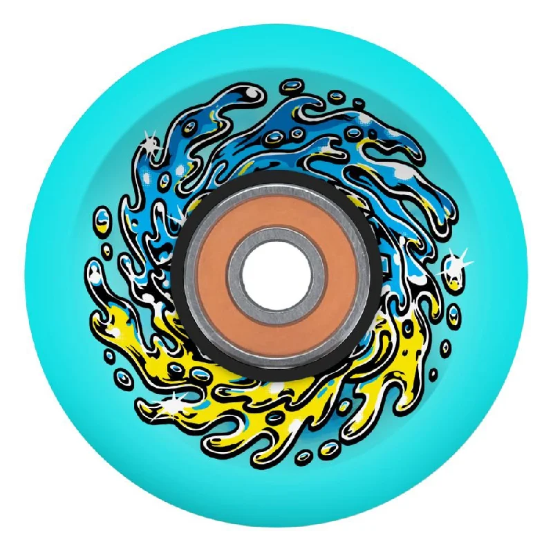 Slime Balls Skateboard Wheels Chrome Light Ups OG 78a - Blue