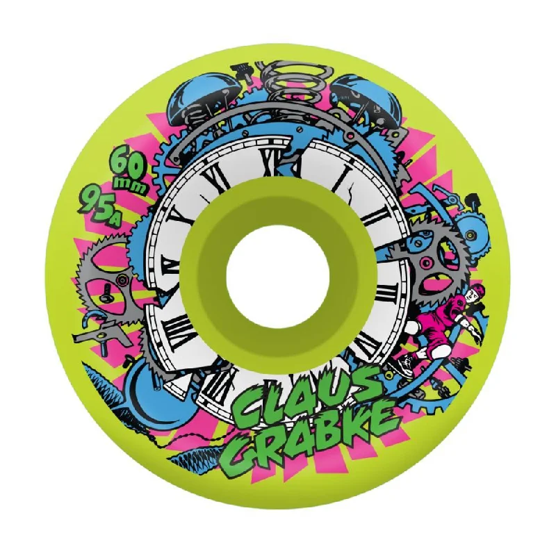 Slime Balls Skateboard Wheels Claus Grabke Reissue Vomit 95a - Neon Green