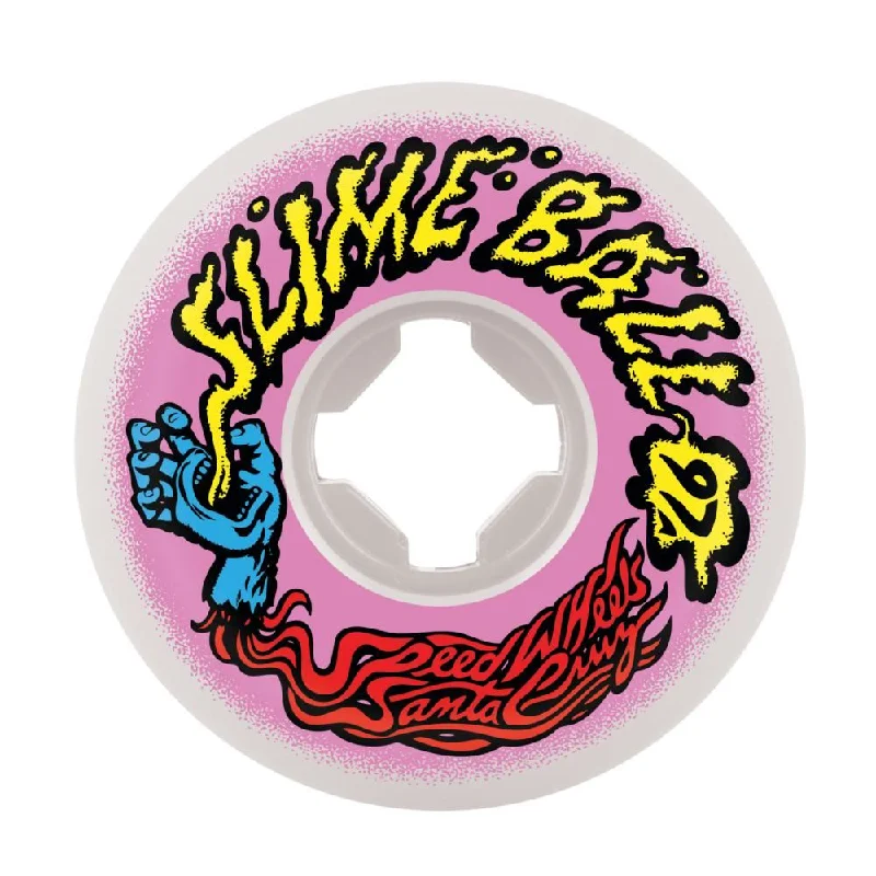 Slime Balls Skateboard Wheels Hand Spray Vomit Mini 97a - White