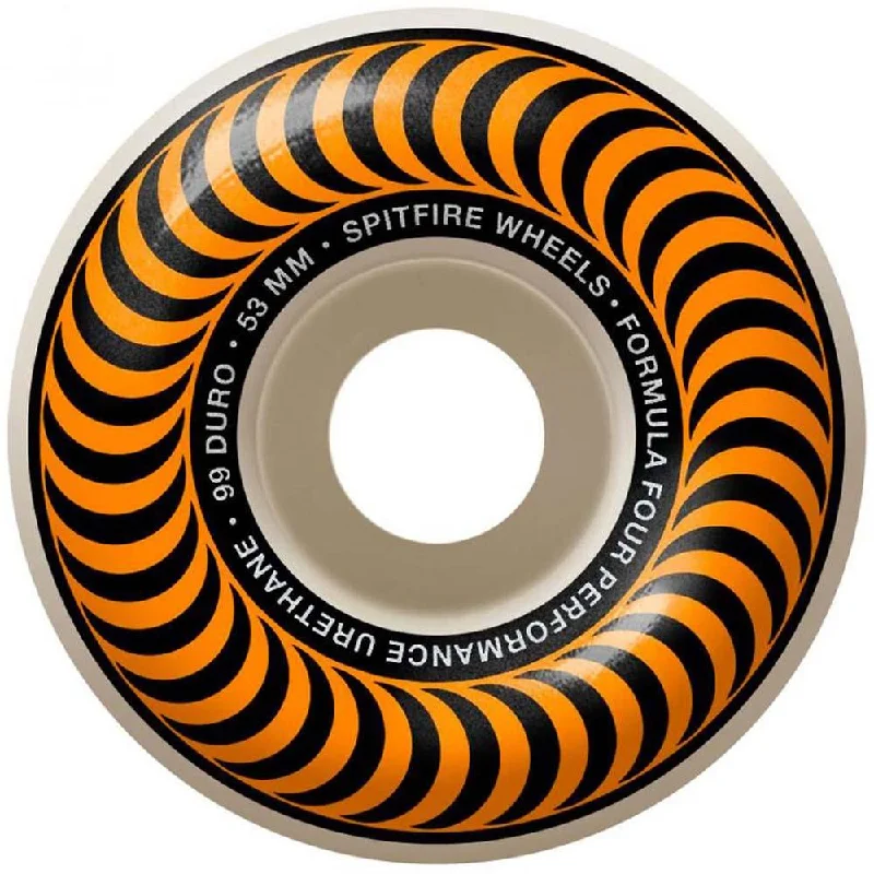 Spitfire Formula Four Classic Skateboard Wheels 99a Natural 53mm