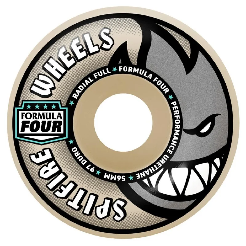 Spitfire Formula Four Skateboard Wheels Radial 97 Full - White