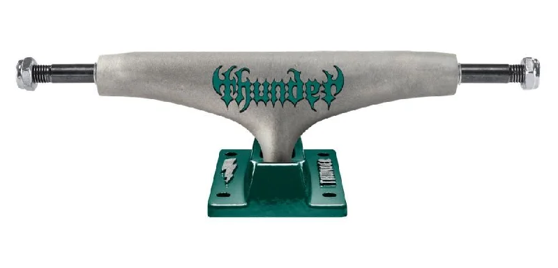 Thunder 148 Skateboard Trucks Catalyst Team Edit Raw / Teal - 148