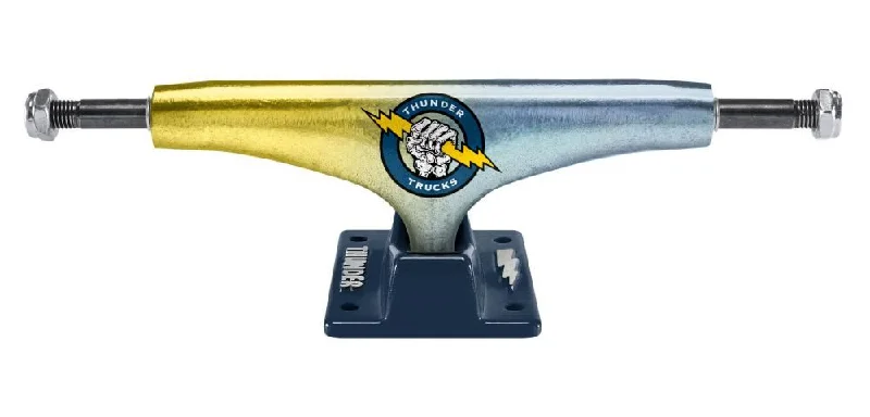 Thunder 149 Skateboard Trucks Death Grip Lights Yellow / Blue / Blue - 149