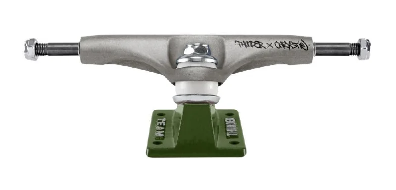 Thunder 149 Skateboard Trucks Thunder X Crystie Nyc Team Raw / Green - 149