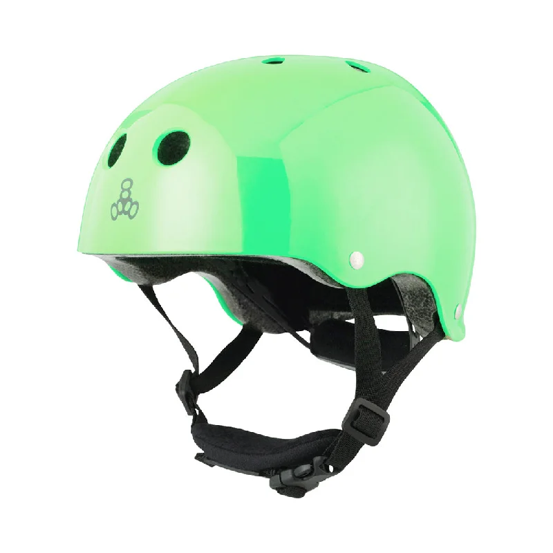 Triple 8 LIL8 Youth Bike Helmet - Neon Green Gloss