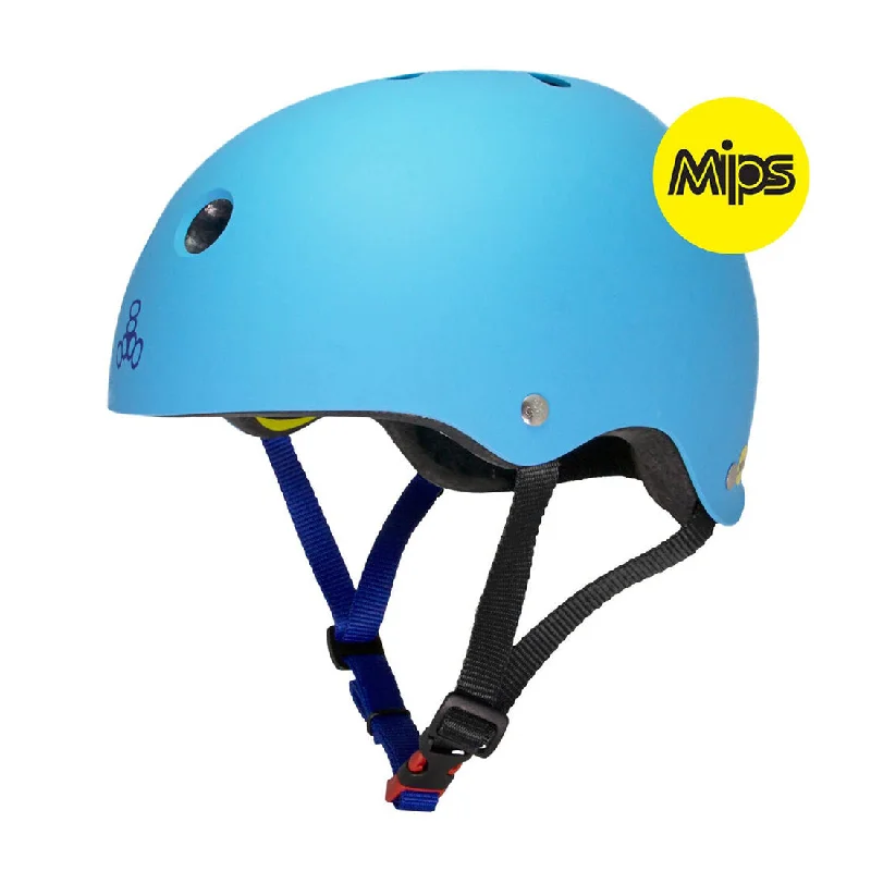 Triple 8 Skate 2 Cert MIPS Helmet - Blue Matte