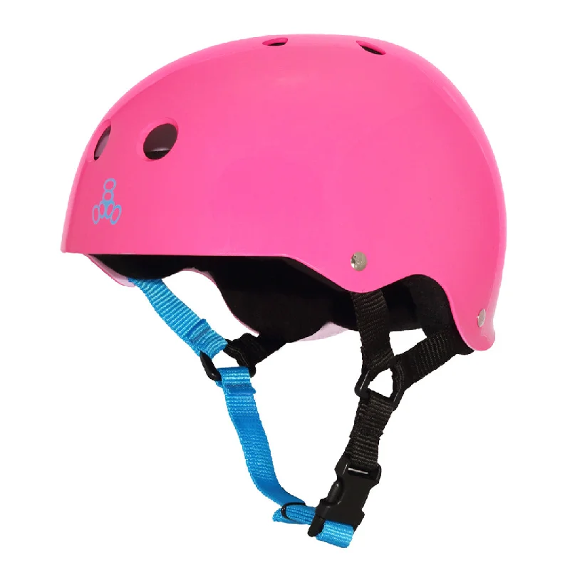 Triple 8 Skate SS Helmet - Neon Fuchsia Gloss