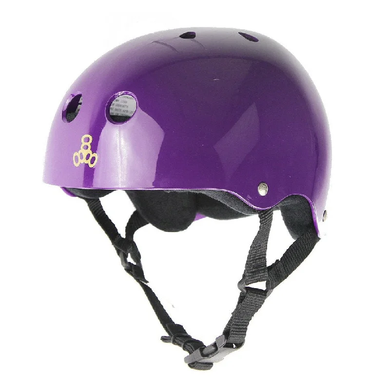 Triple 8 Skate SS Helmet - Purple Gloss