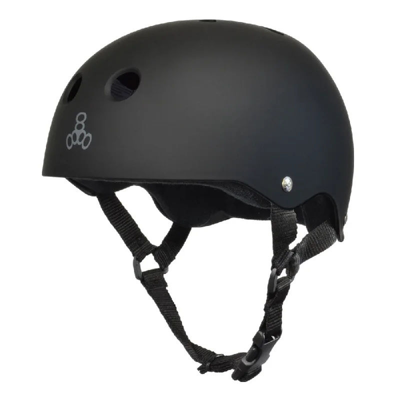 Triple 8 Skate SS Helmet - Black Rubber