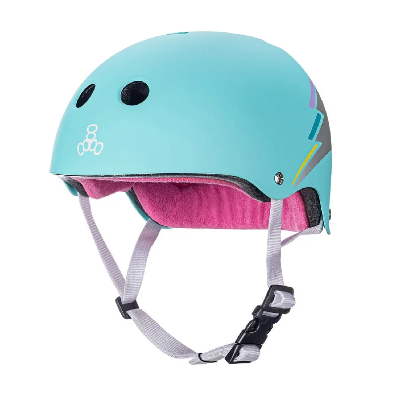 Triple 8 THE Cert SS Helmet - Teal Hologram