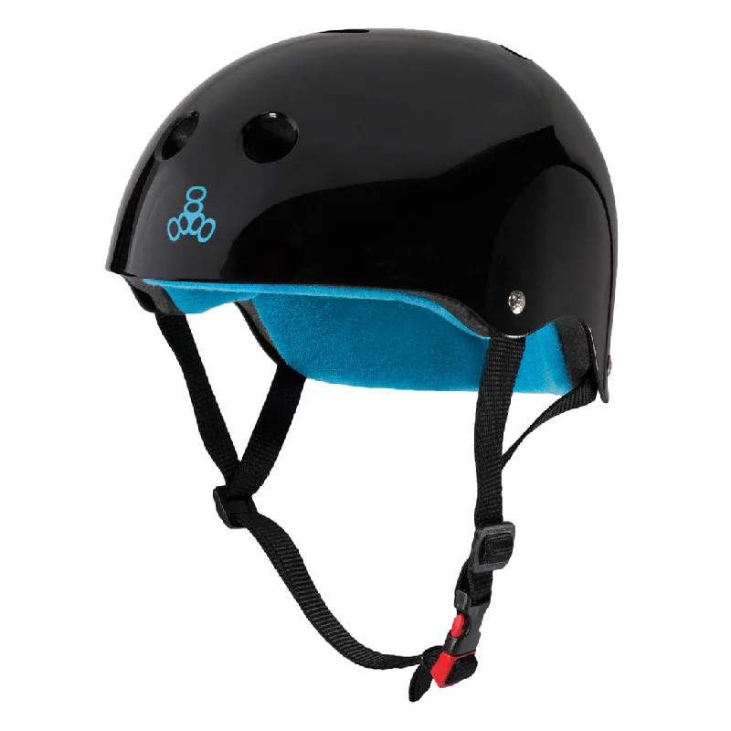 Triple 8 THE Cert SS Helmet - Black Gloss