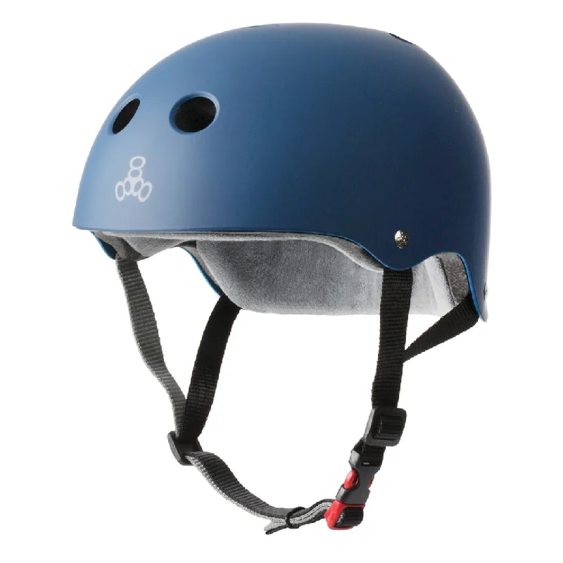 Triple 8 THE Cert SS Helmet - Navy Rubber