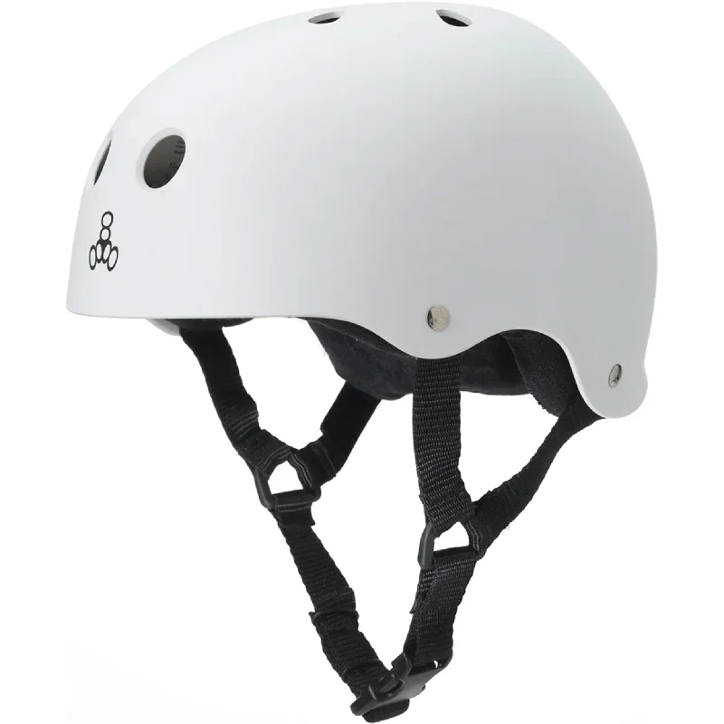 Triple Eight Sweatsaver Helmet White Rubber