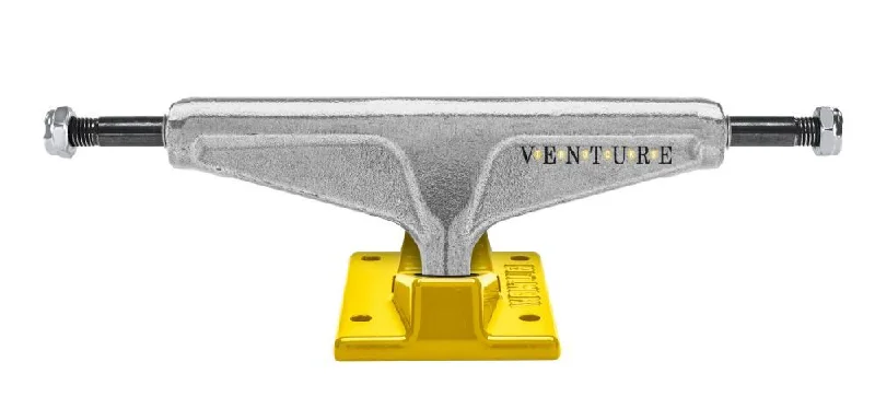 Venture 5.0 Skateboard Trucks OG Dots Yellow Polished - 5.0"