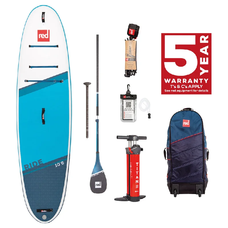 Red Paddle Co 10.6 Ride - Prime Inflatable SUP Package 2023