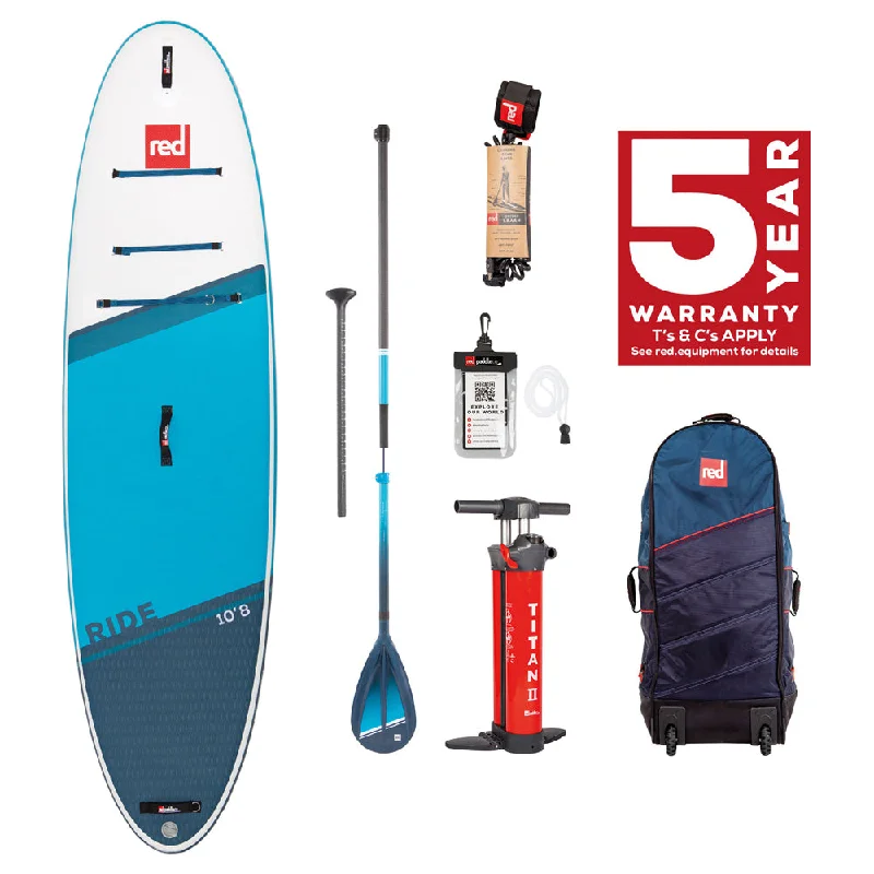 Red Paddle Co 10.8 Ride - HT Inflatable SUP Package 2023